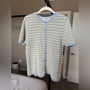 Vintage Striped Pastel Cardigan